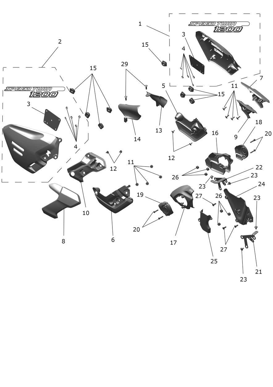 Side Panels exploded diagram