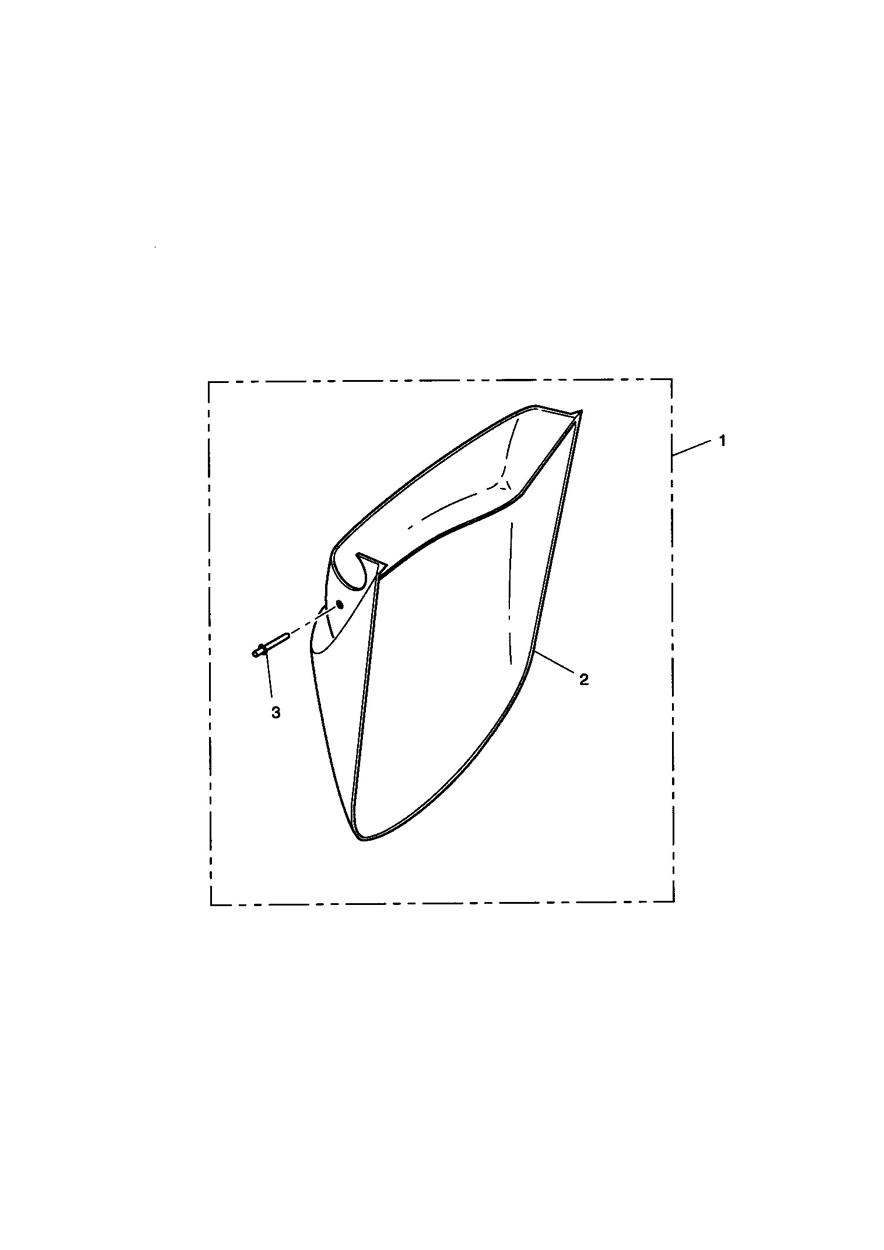 Front Mudguard Extension exploded diagram