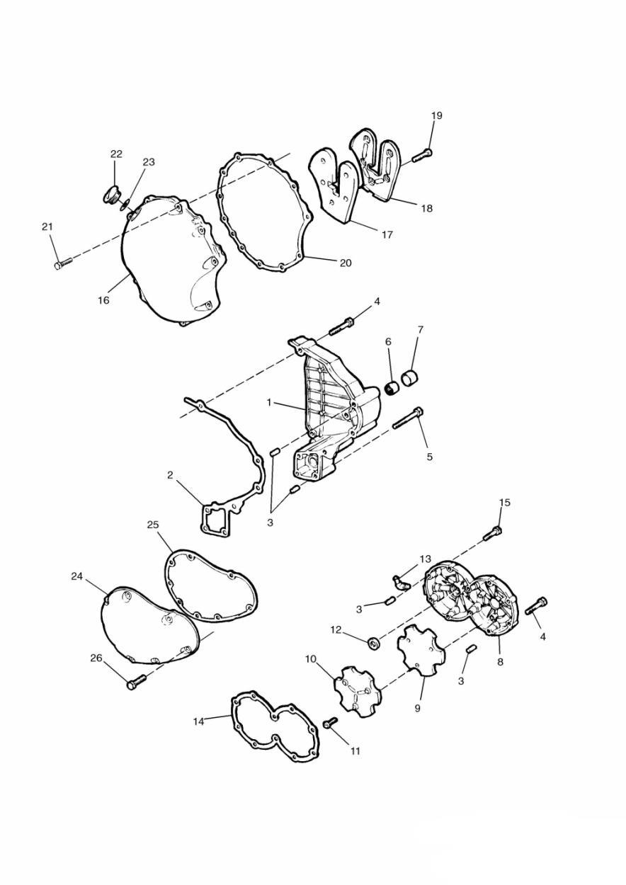 Engine Covers exploded diagram