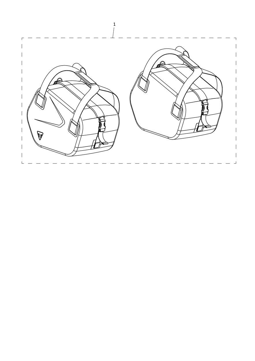 Pannier Inner Bags, Kit exploded diagram