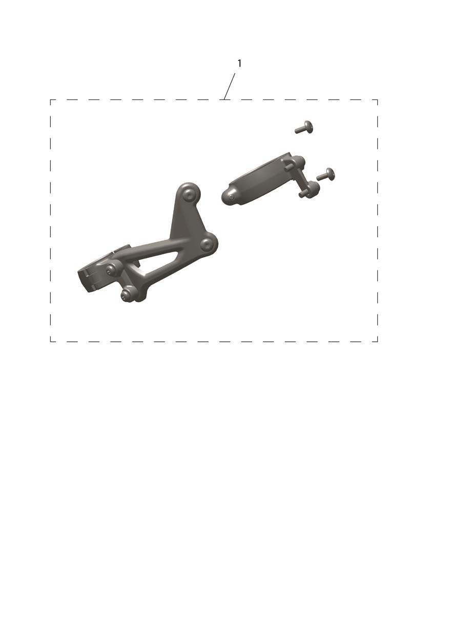 Flyscreen Mounting Kit exploded diagram