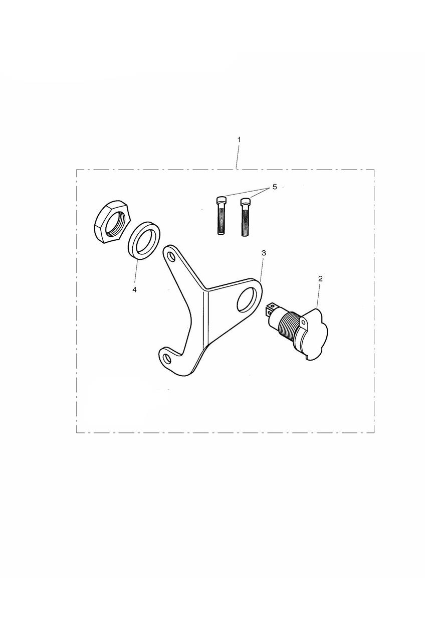 Auxiliary Power Socket Kit exploded diagram