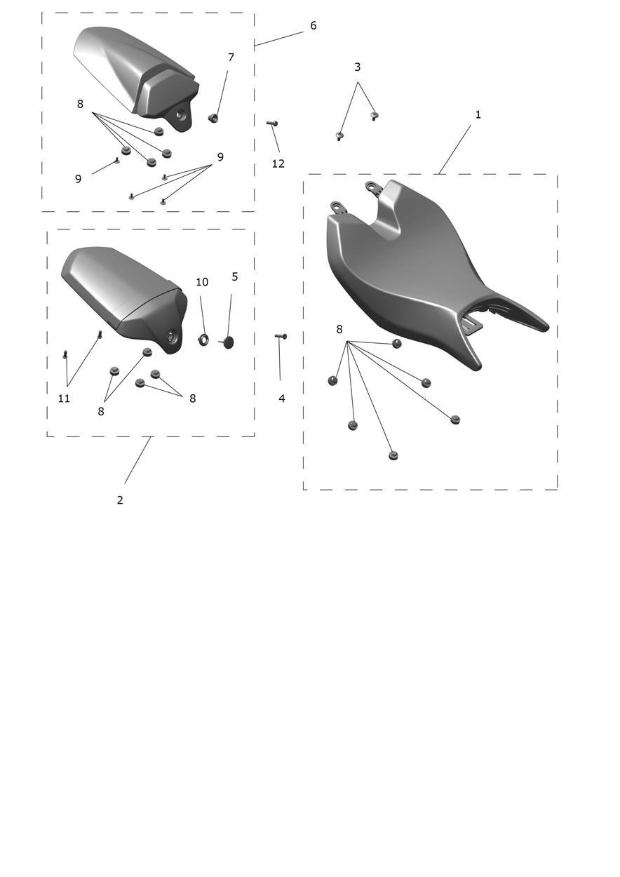 Seat exploded diagram