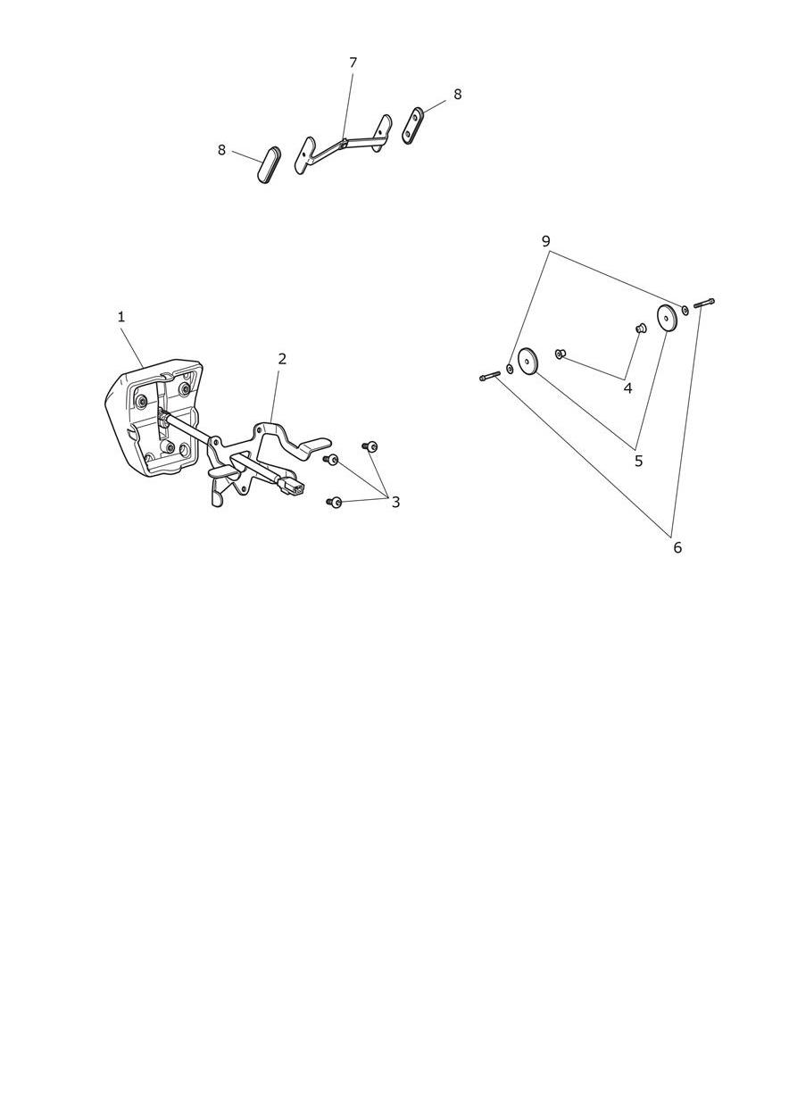 Rear Light & Reflectors exploded diagram
