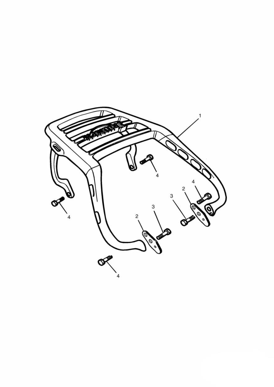 Top Rack exploded diagram