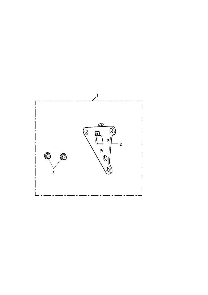 Bracket Kit, Rear Cyl Head Mount exploded diagram
