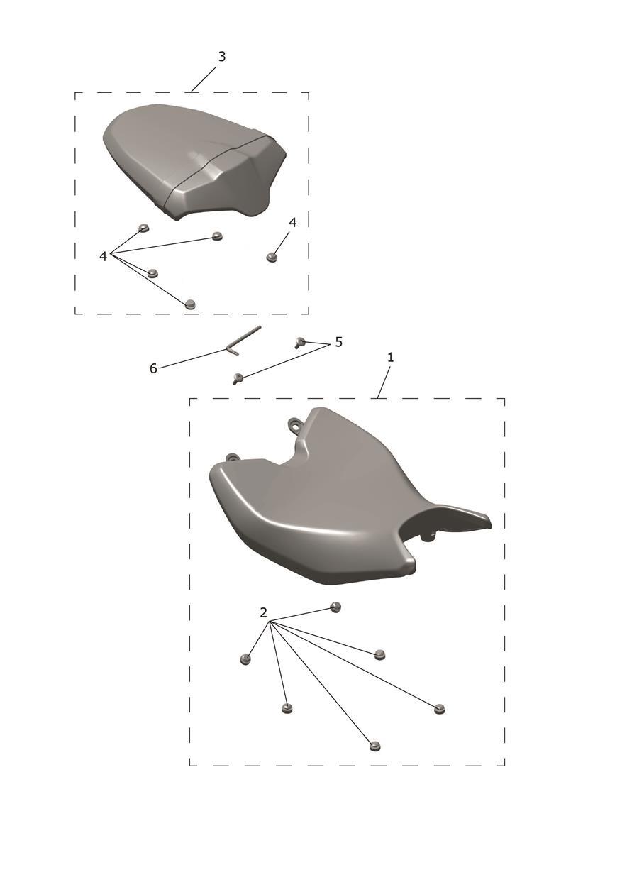 Seat exploded diagram