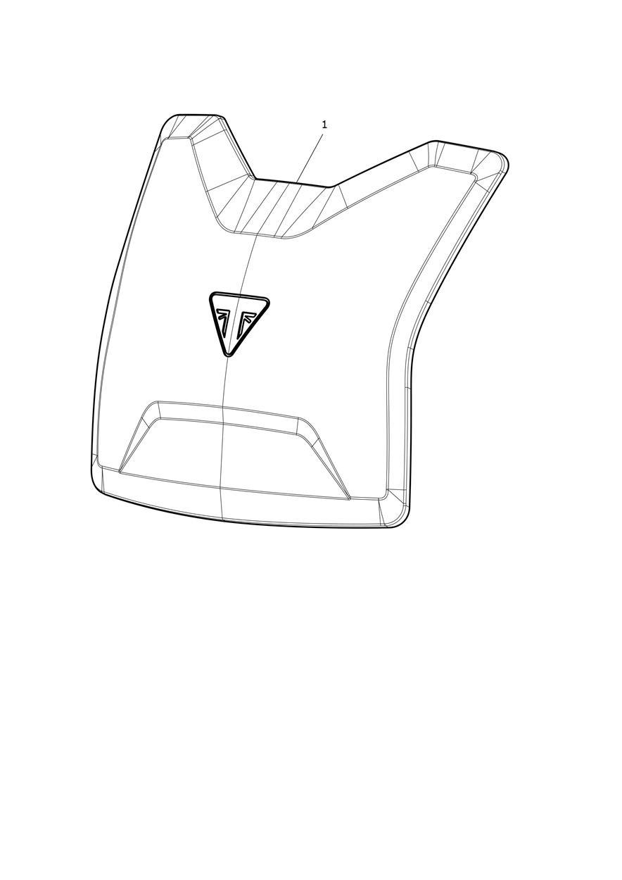 Tank Pad, Rubber exploded diagram