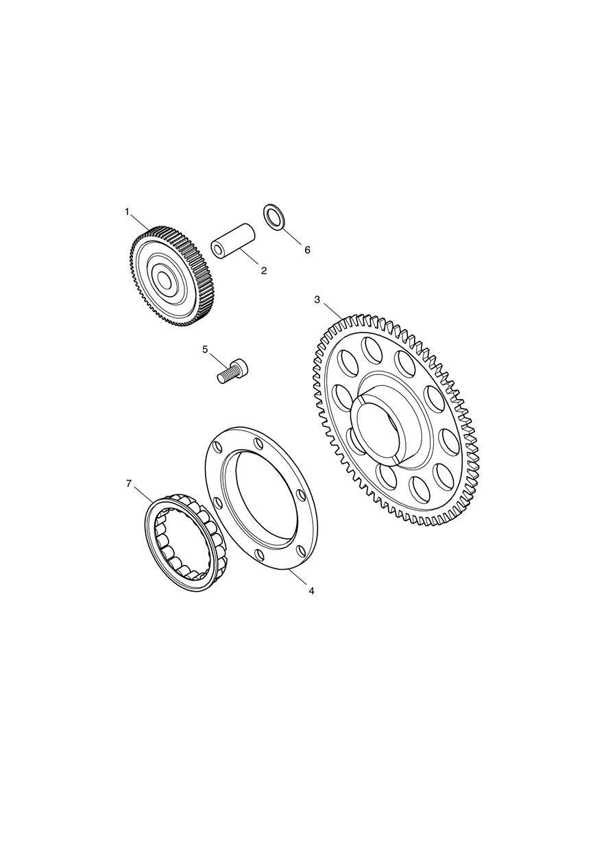 Starter Drive exploded diagram
