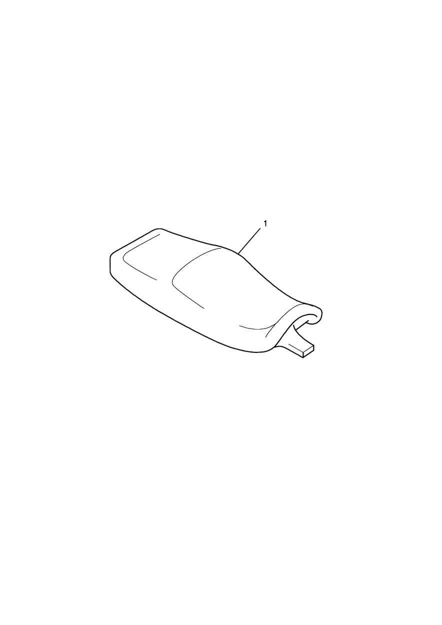 Gel Seat, Dual (from VIN 16922) exploded diagram