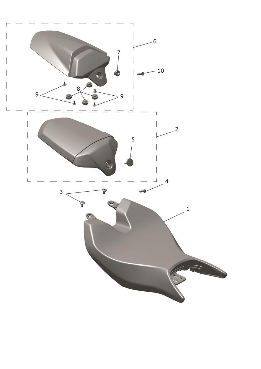 Seat exploded diagram