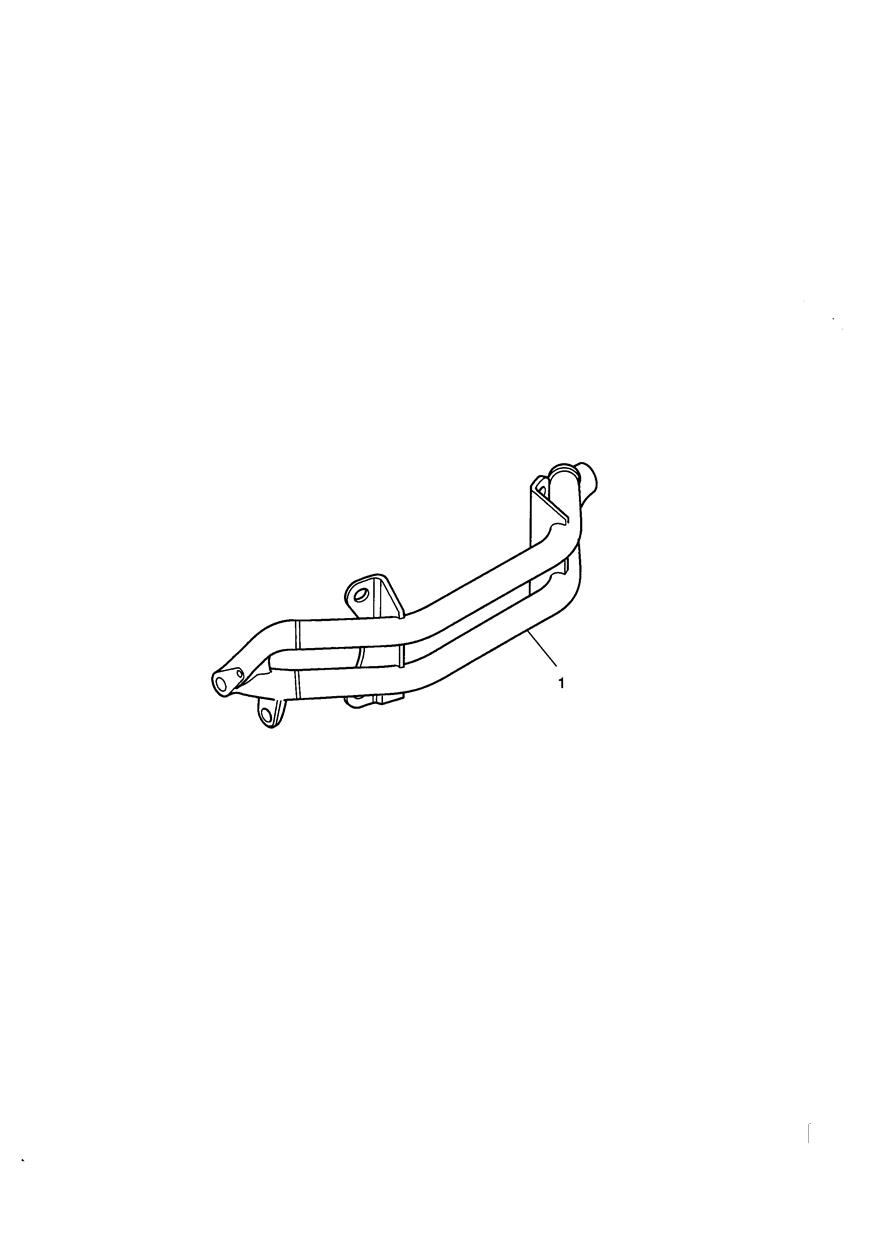 Foot Control Bar exploded diagram