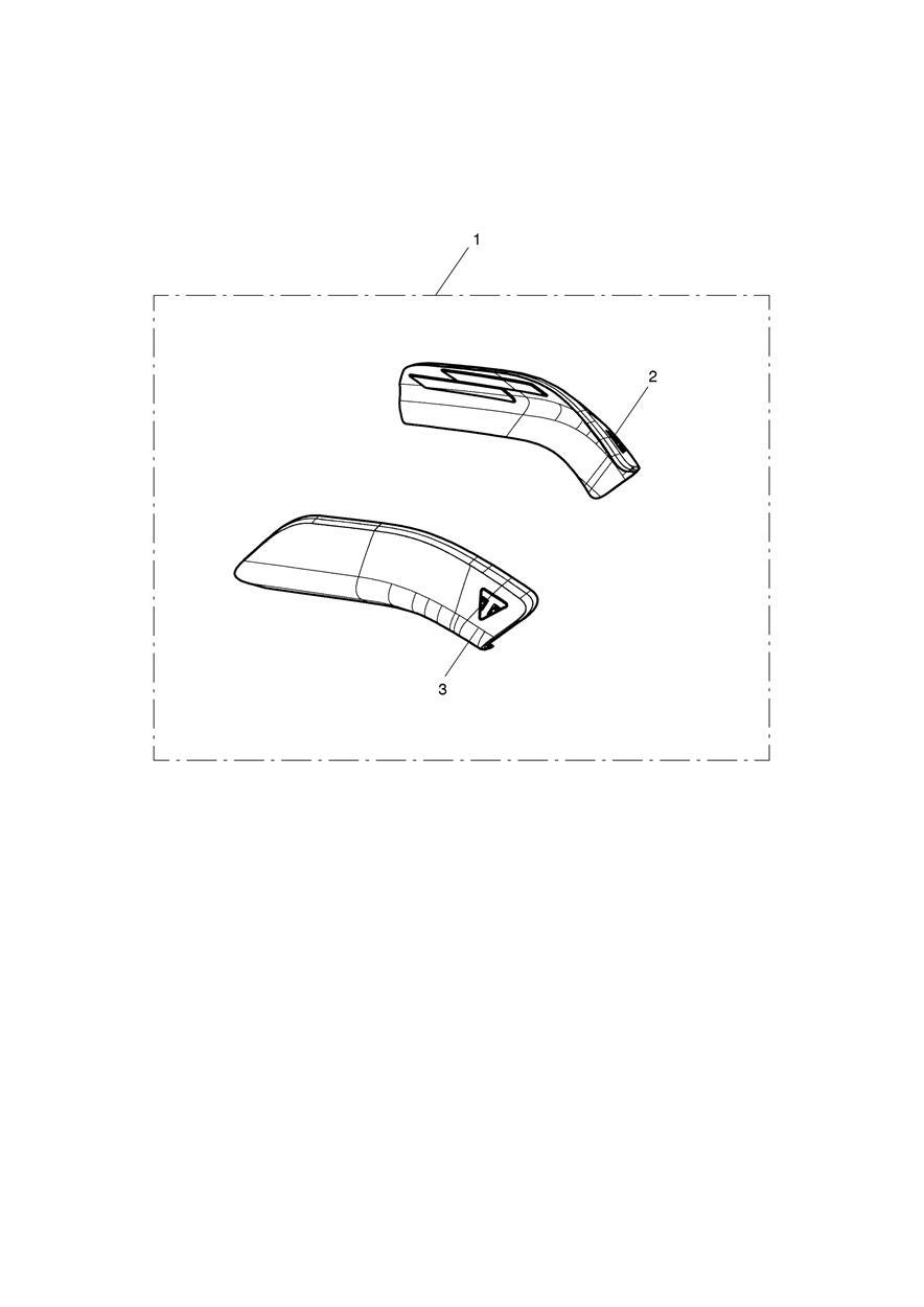 Swingarm Protectors exploded diagram