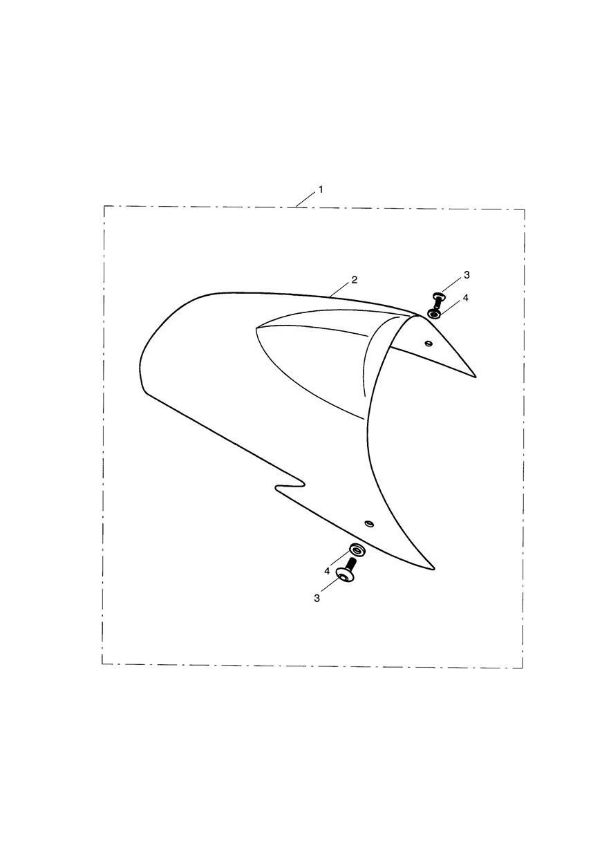 Seat Cowl Kit exploded diagram