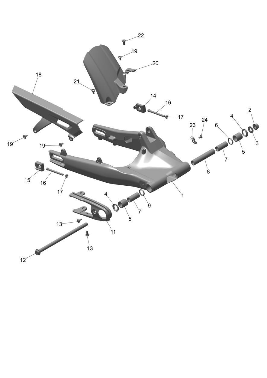 Swinging Arm exploded diagram