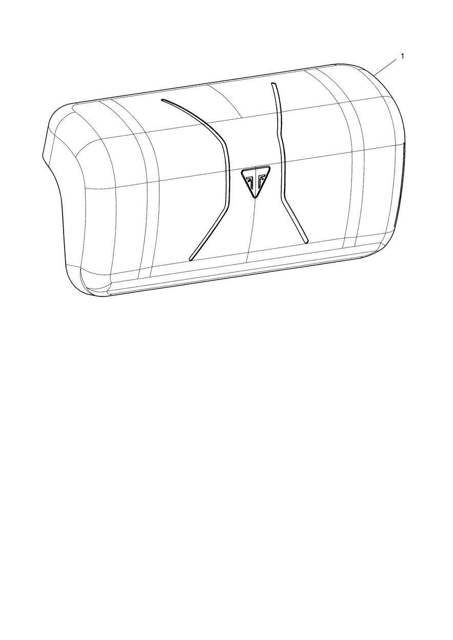 Top Box Back Rest Kit exploded diagram