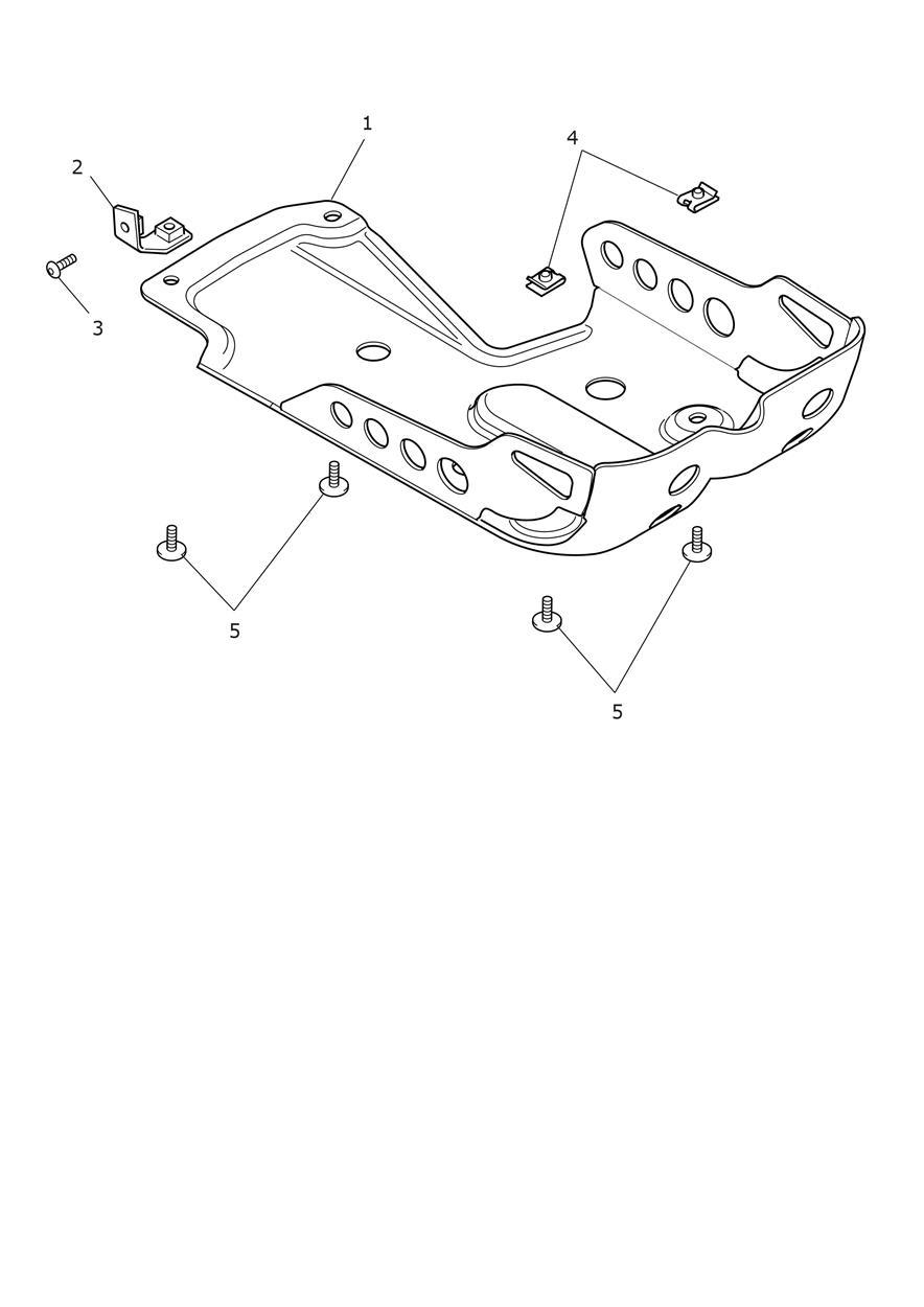 Sump Plate - Sandstorm Edition Only exploded diagram