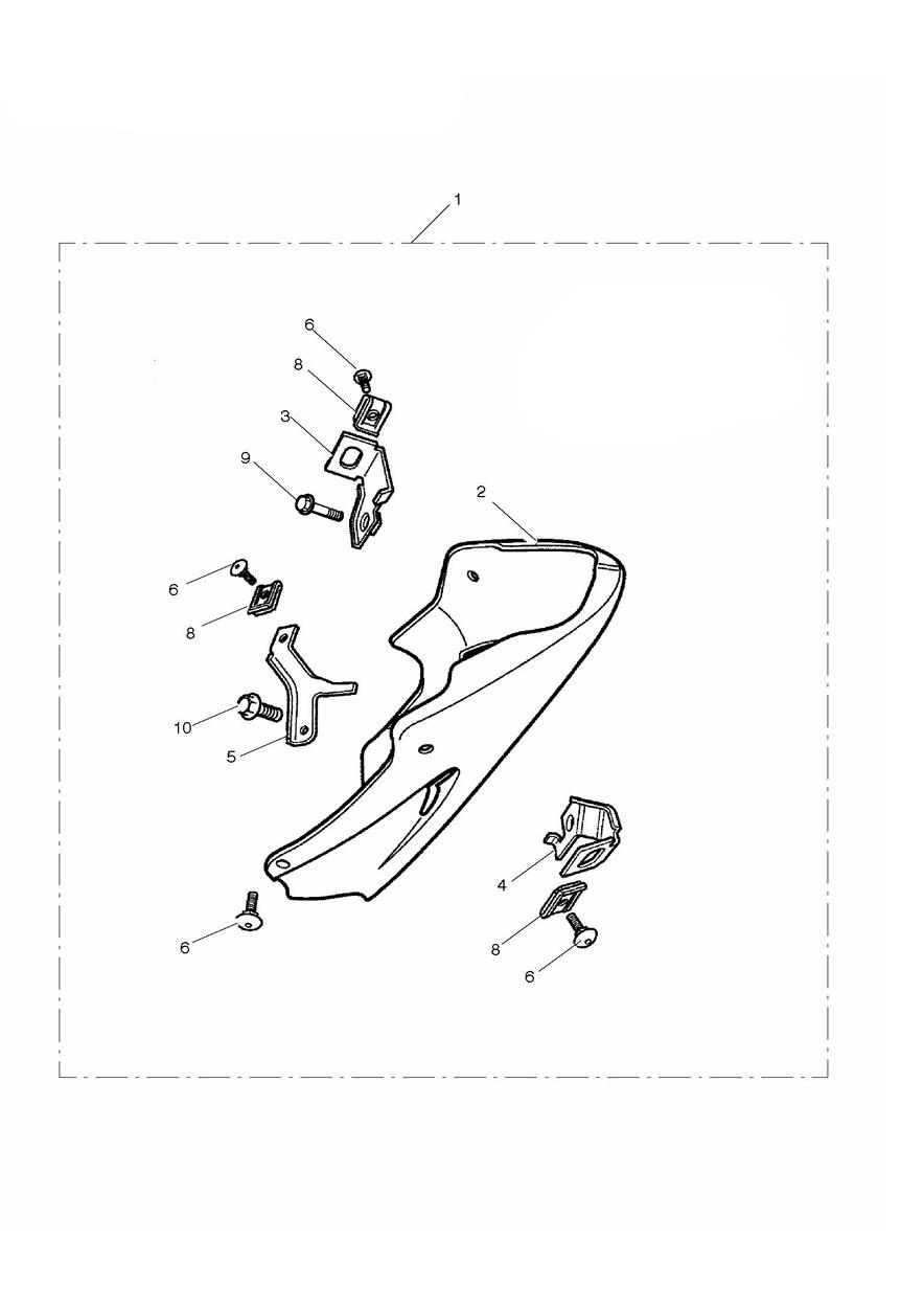 Bellypan Kit, Coloured exploded diagram
