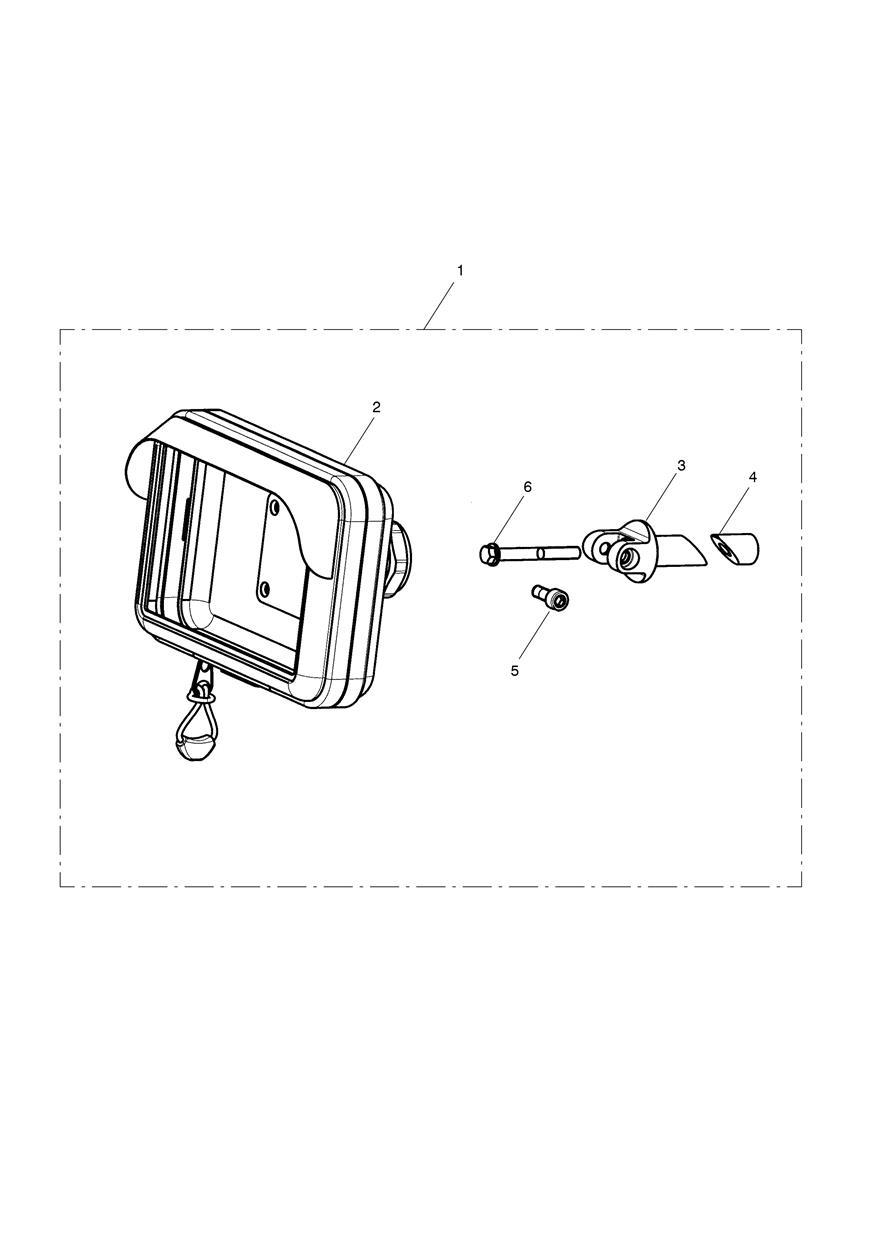 Phone Holder, 160 x 100 exploded diagram