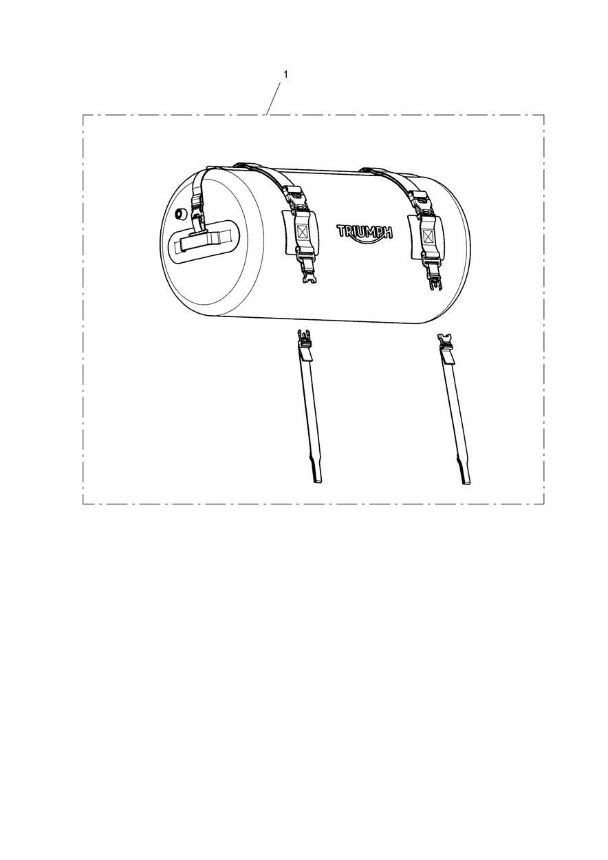 Roll Bag, 40L exploded diagram