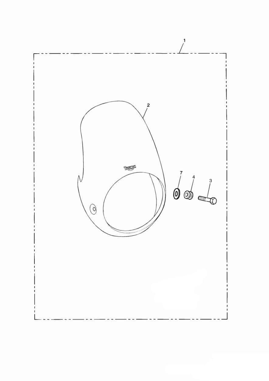 Flyscreen exploded diagram