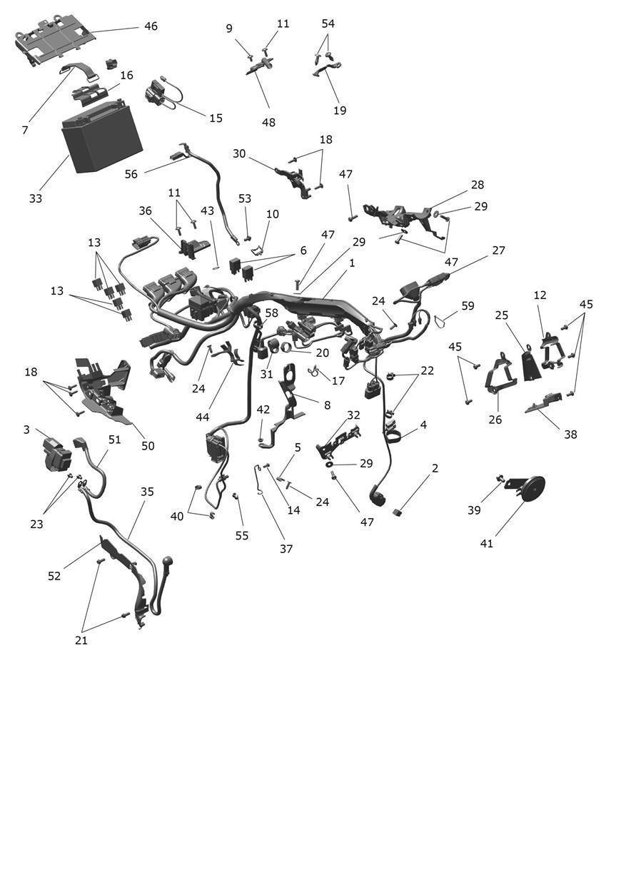 Electrical Equipment exploded diagram