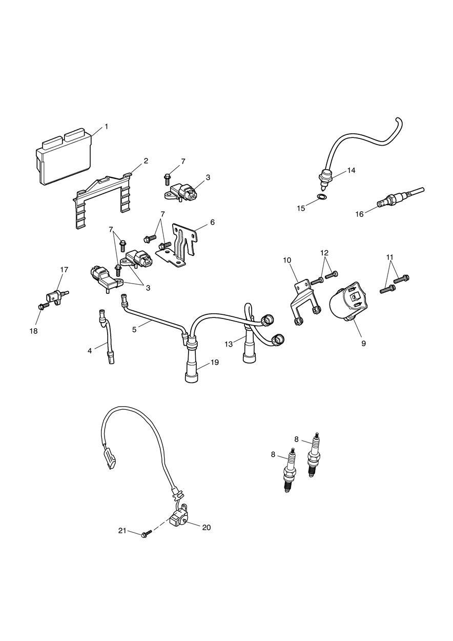 Ignition System exploded diagram