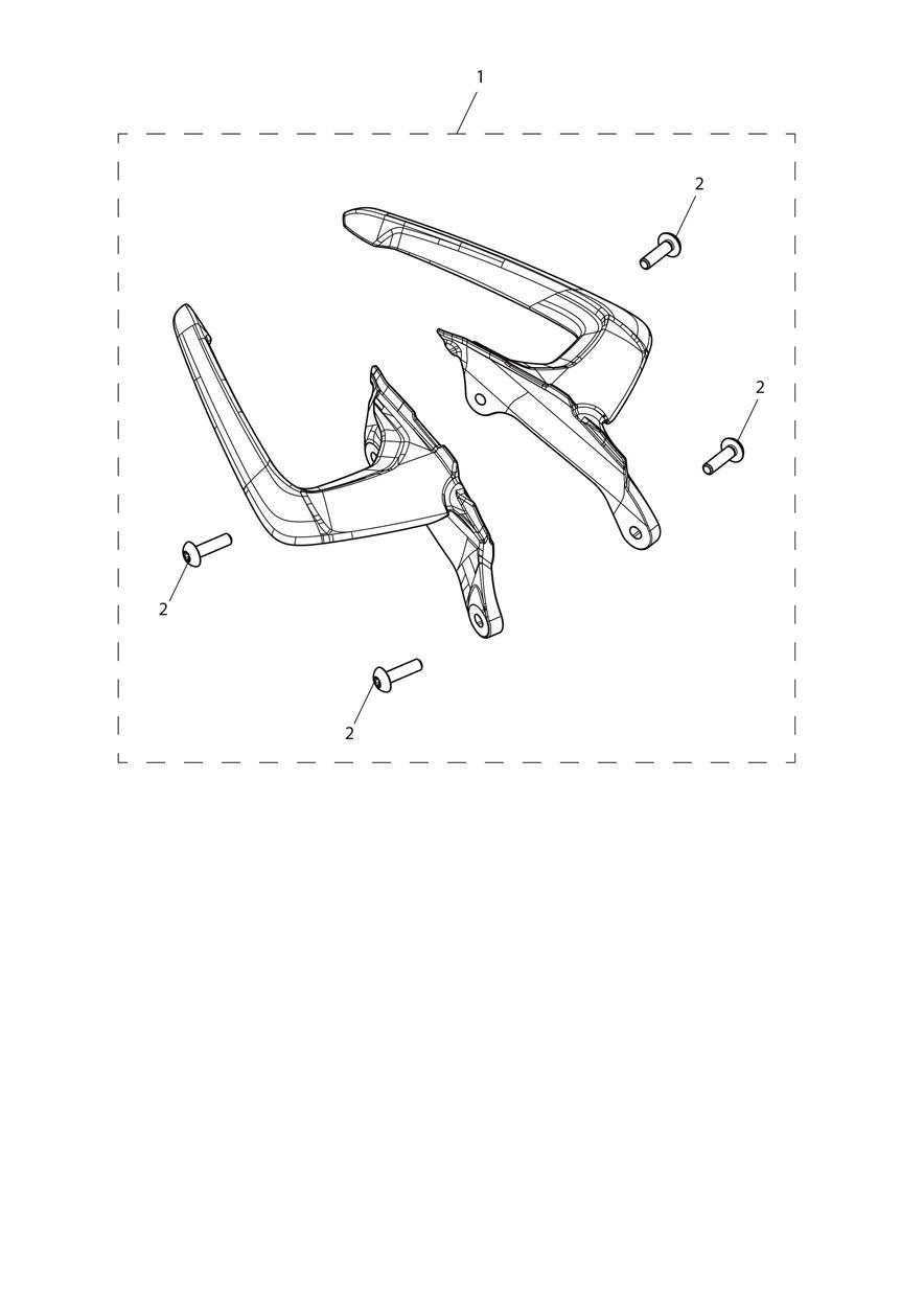 Grab Handles Kit exploded diagram