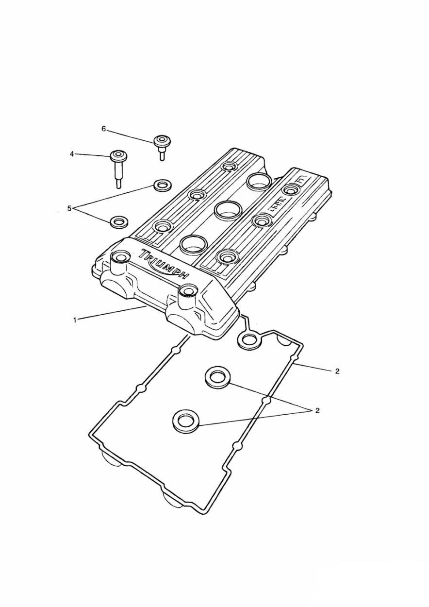Cam Cover exploded diagram