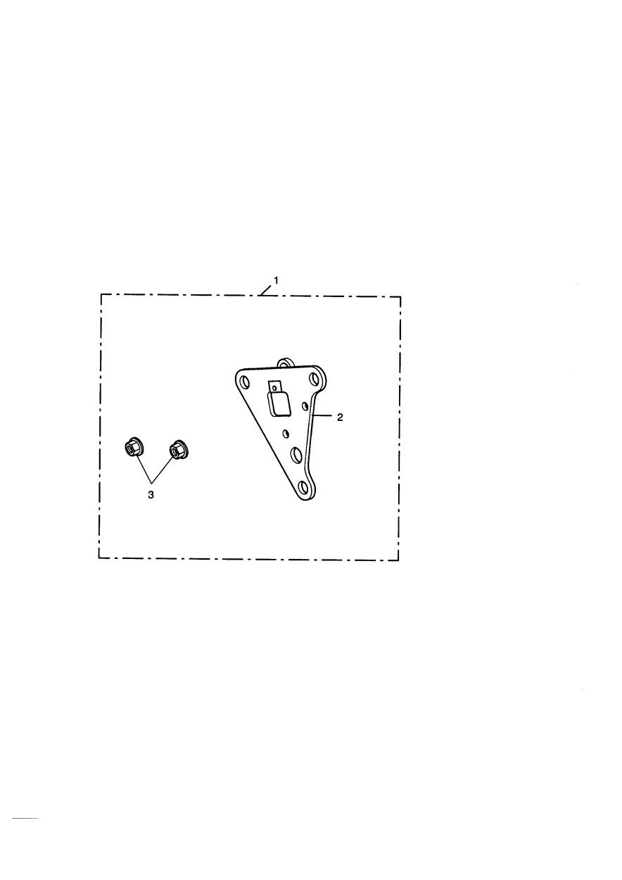 Bracket Kit, Rear Cyl Head Mount exploded diagram