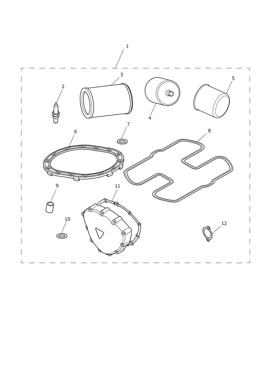 Service Kit exploded diagram