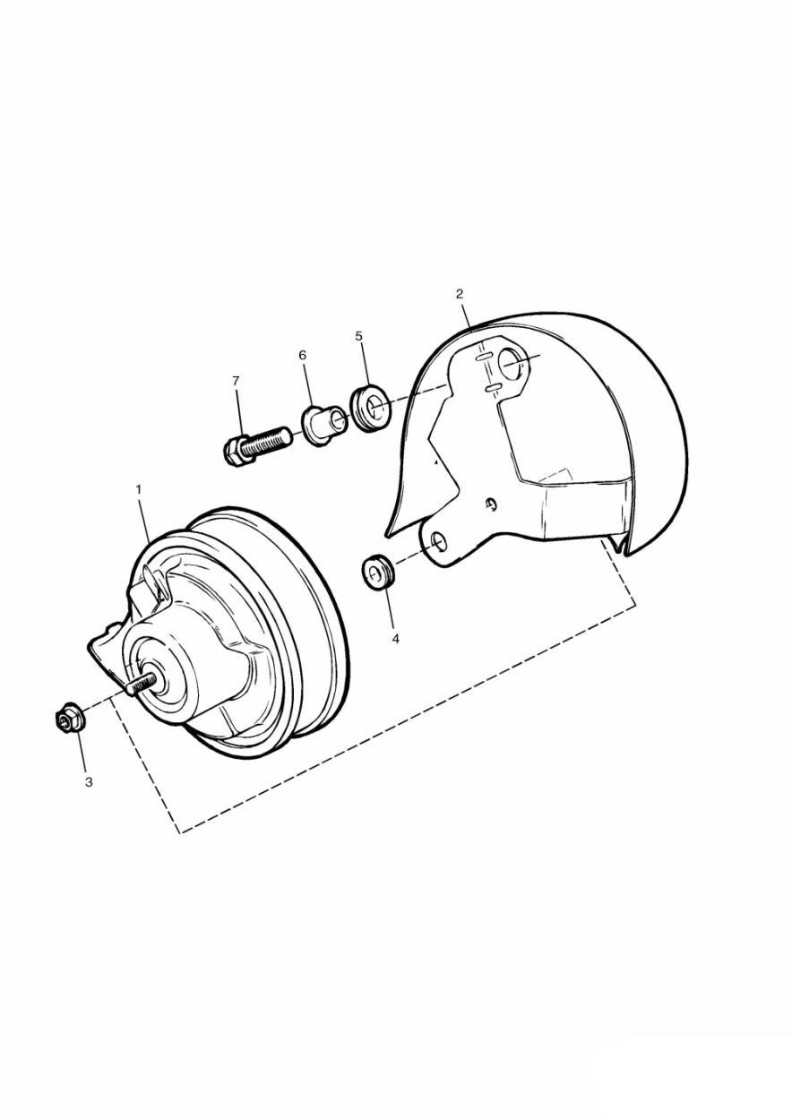 Horn/Horn Cover exploded diagram