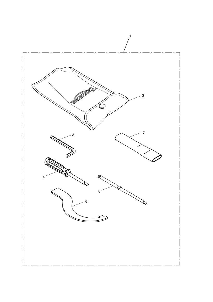 Tool Kit exploded diagram