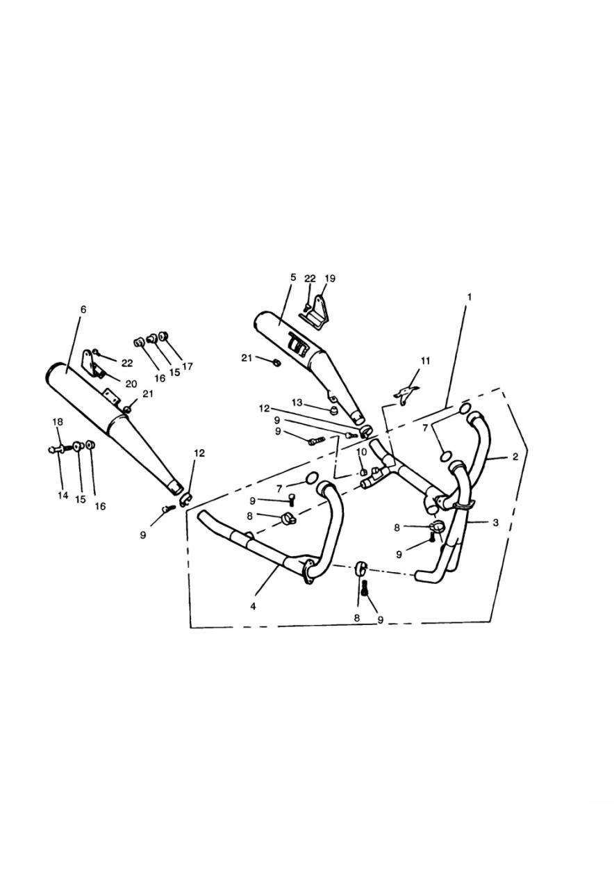 Exhaust System exploded diagram
