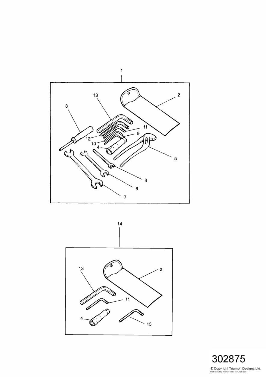 Tool Kit exploded diagram