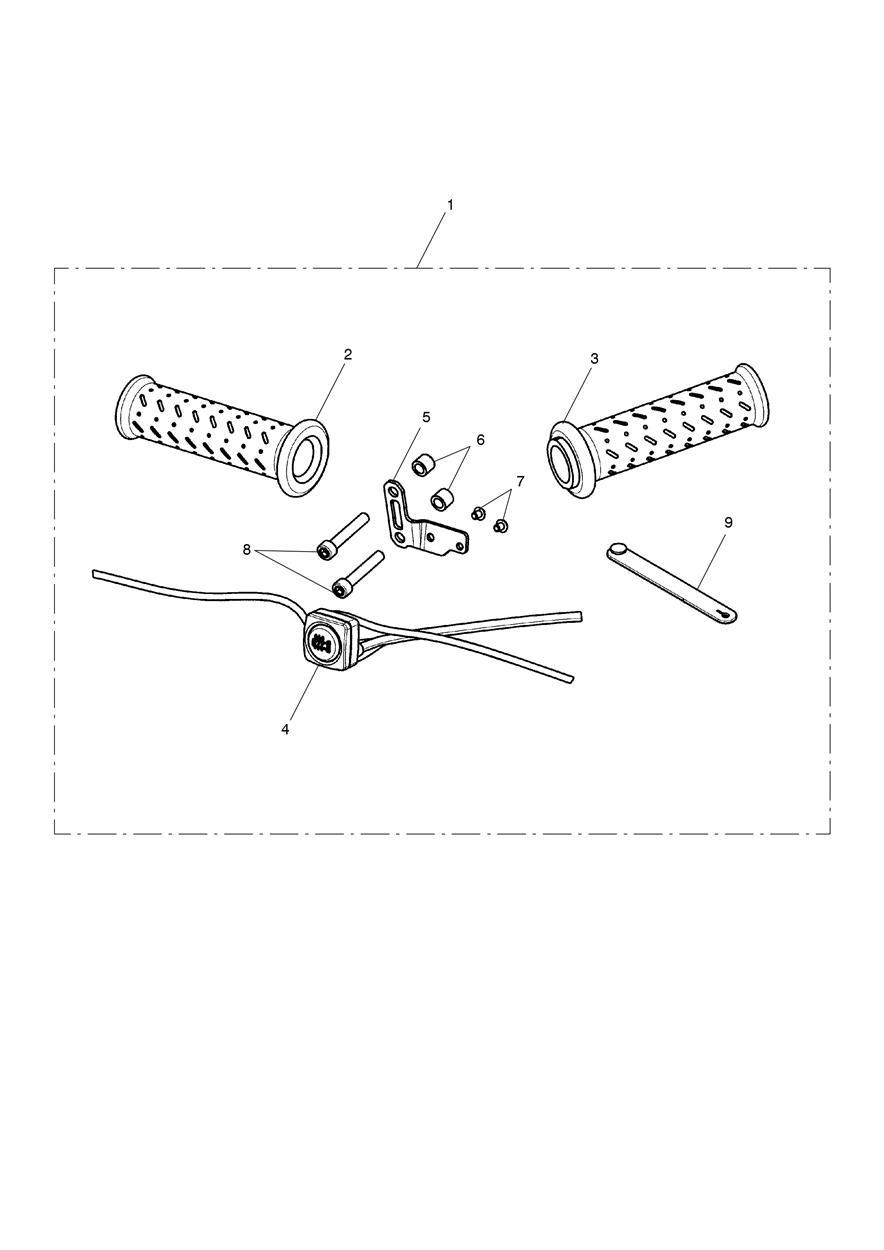 Heated Grip Kit exploded diagram
