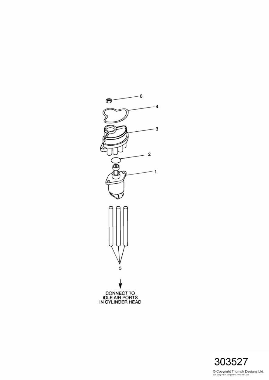 Idle Speed Control exploded diagram