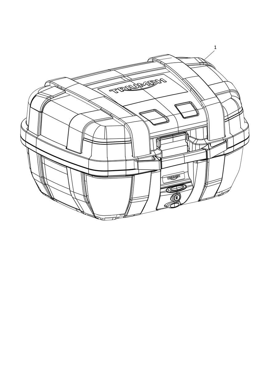Top Box, 52L exploded diagram