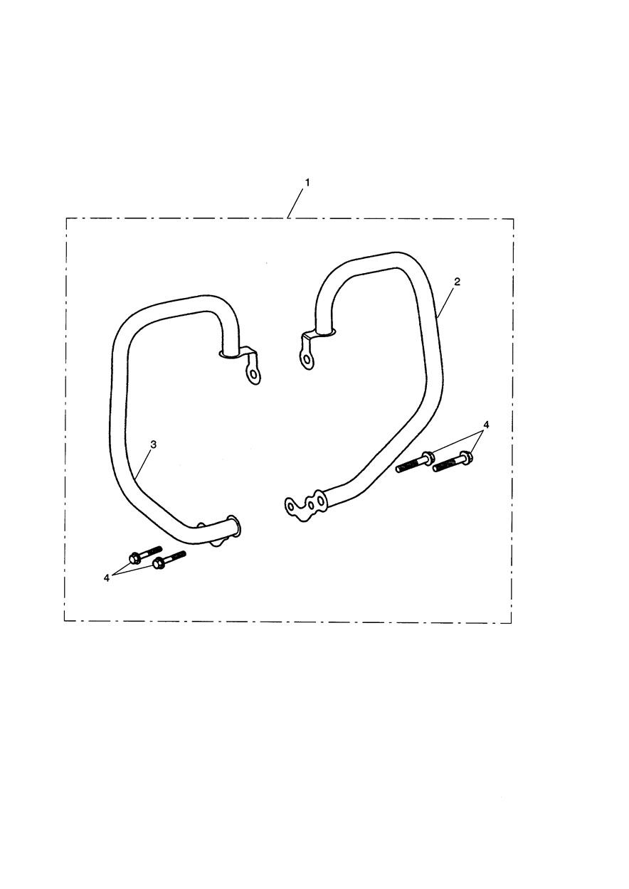 Dressers Bars, Engine Kit exploded diagram