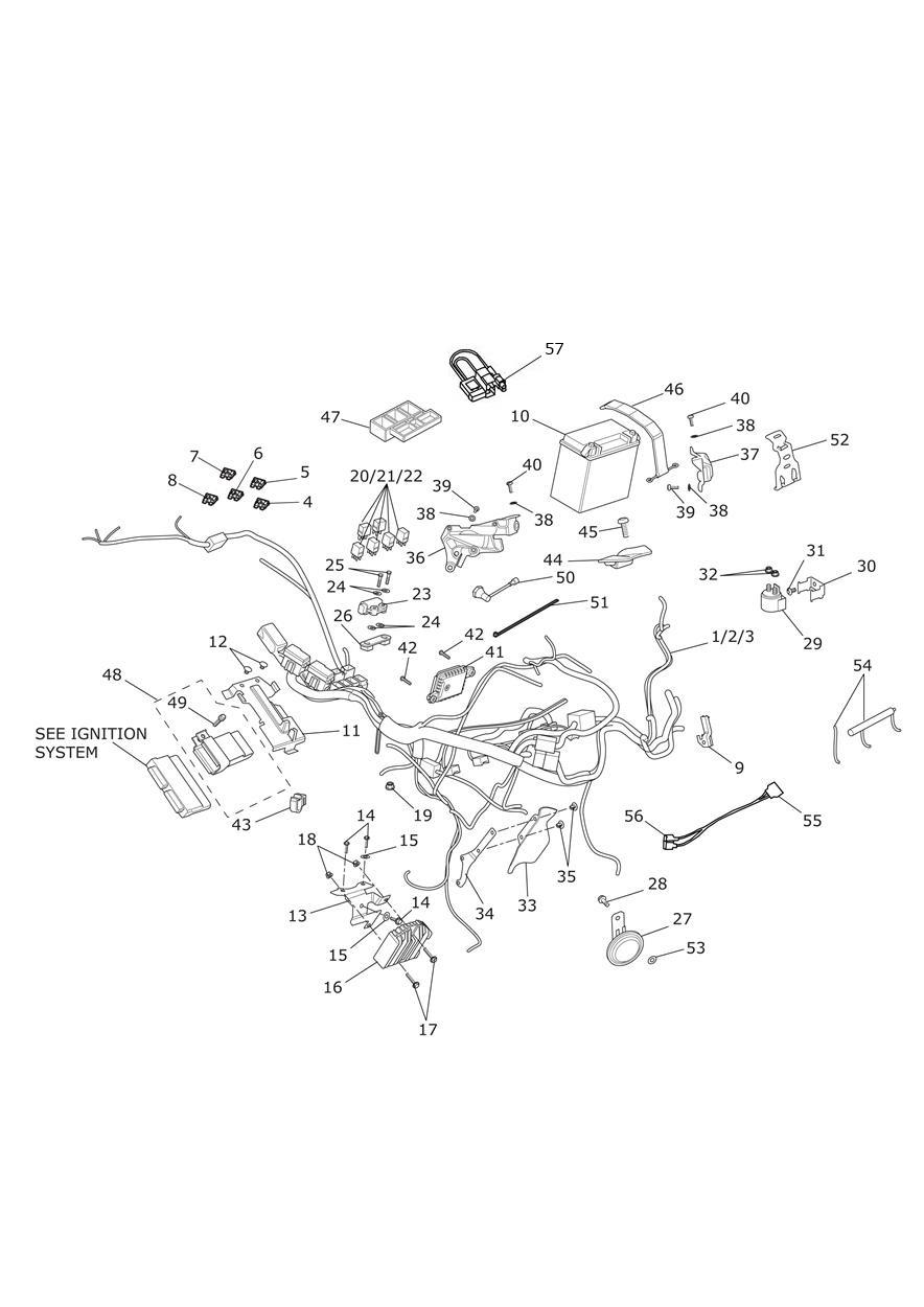 Electrical Equipment exploded diagram