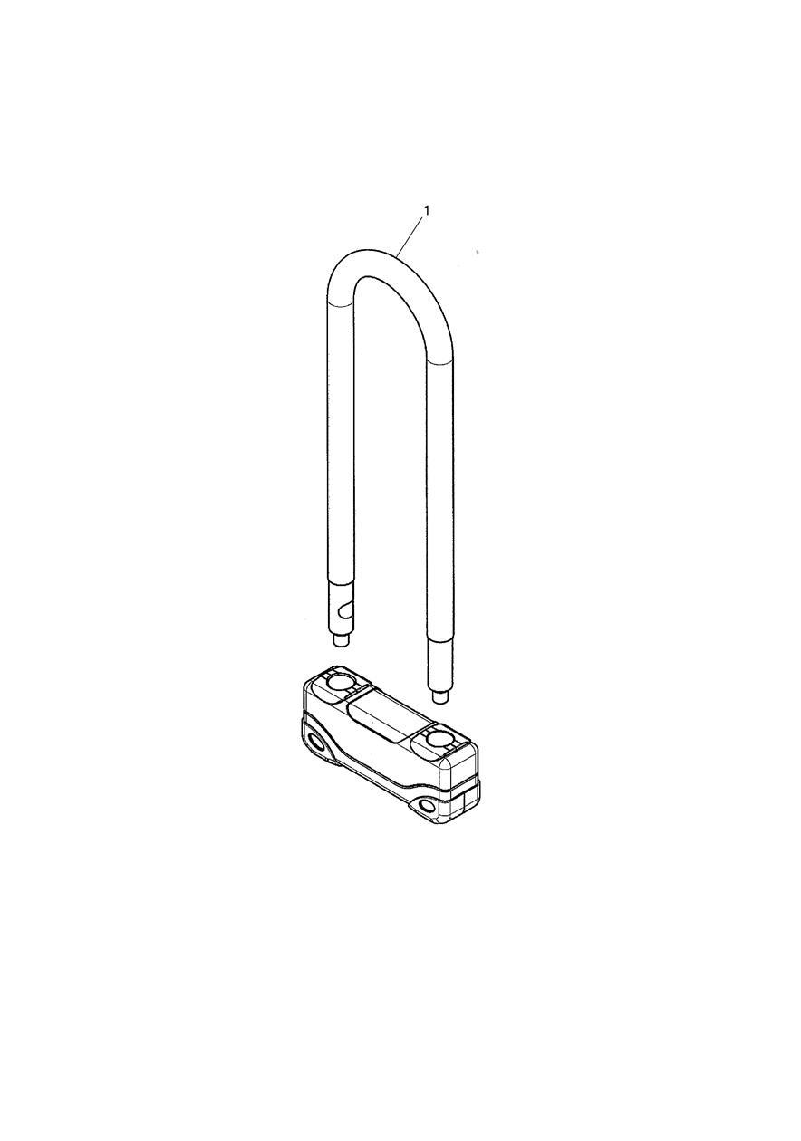 U-Lock exploded diagram