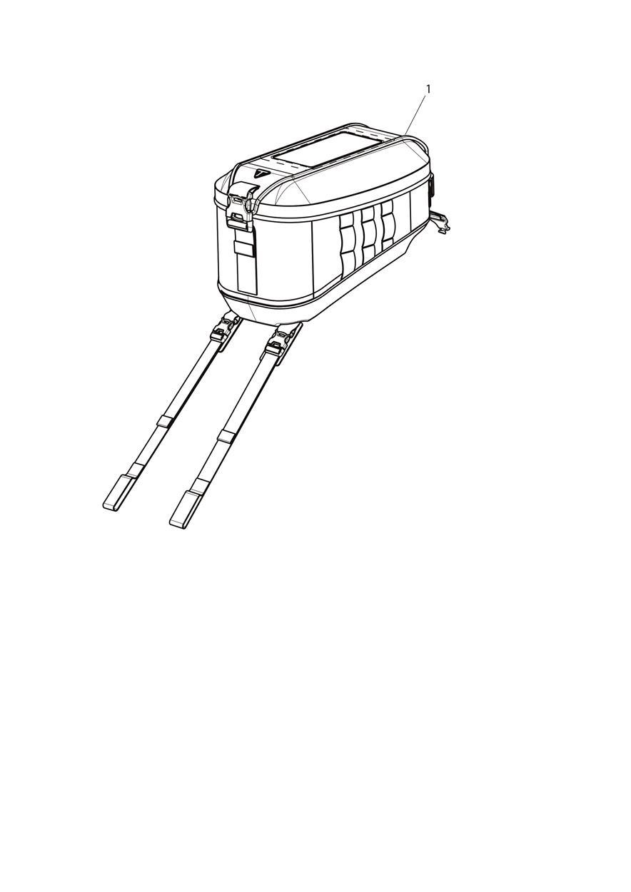 Tank Bag, Rugged exploded diagram