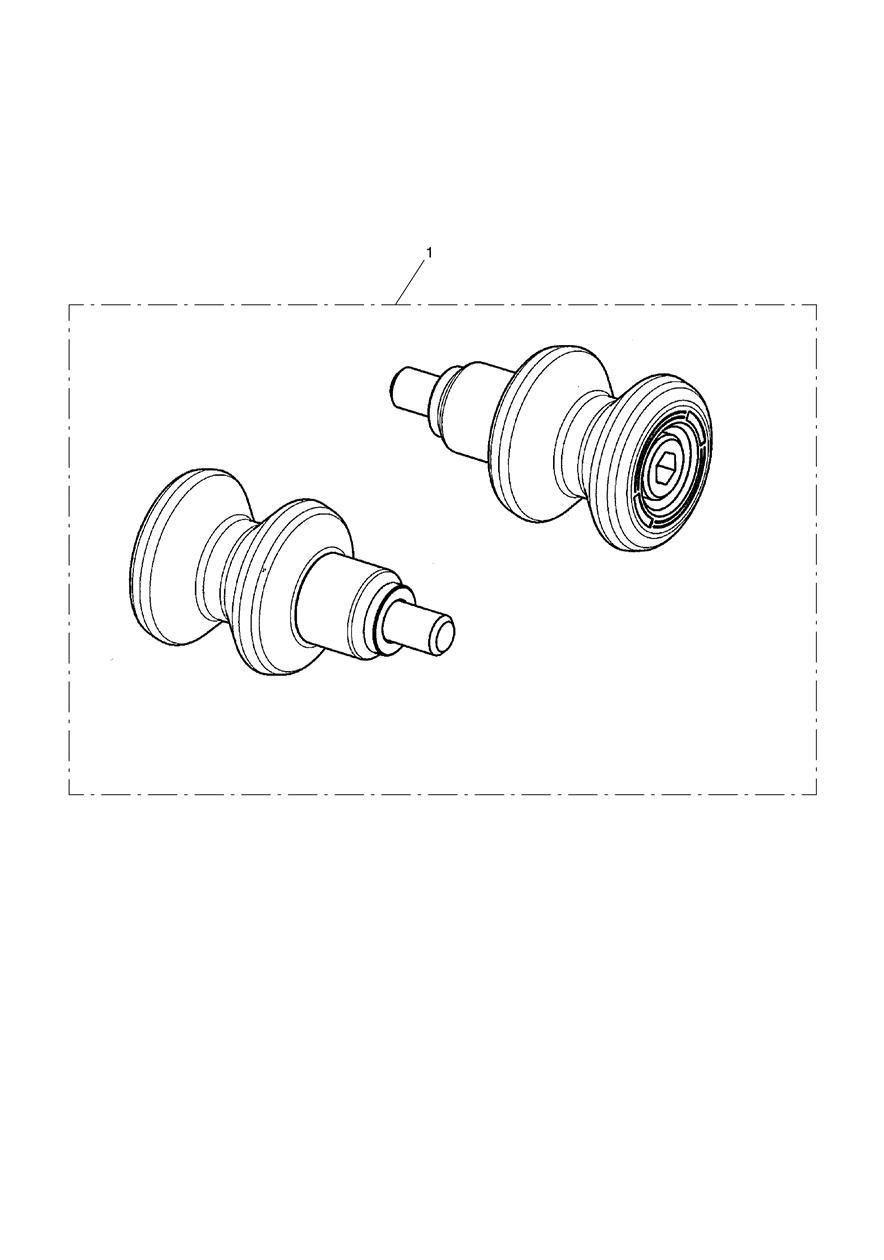 Paddock Stand Bobbin Kit, Type 2 exploded diagram