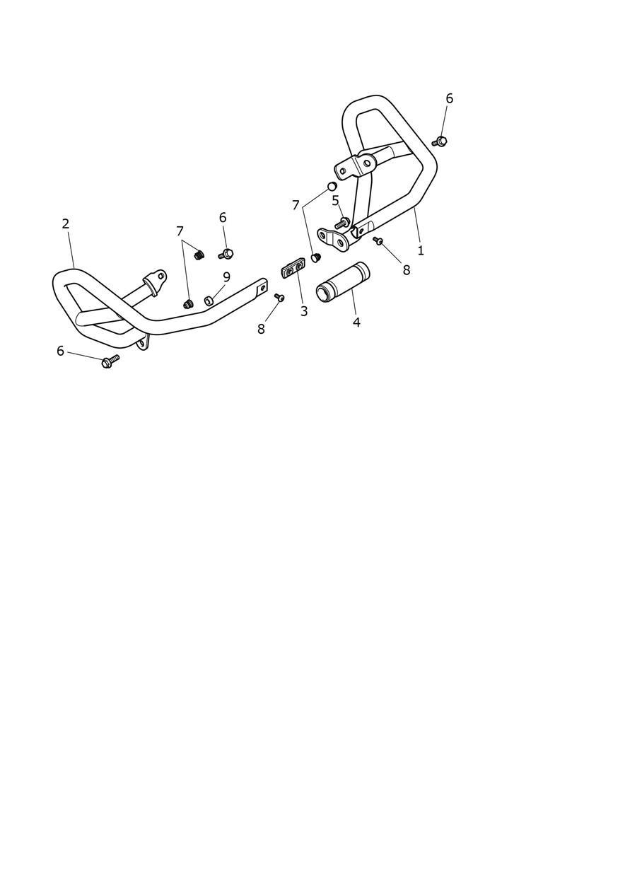 Protection Bars exploded diagram