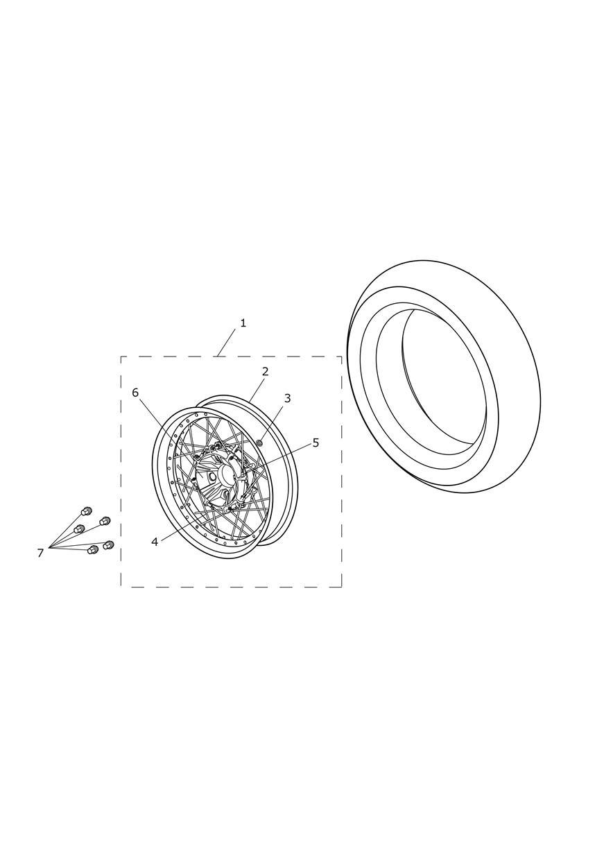 Rear Wheel exploded diagram