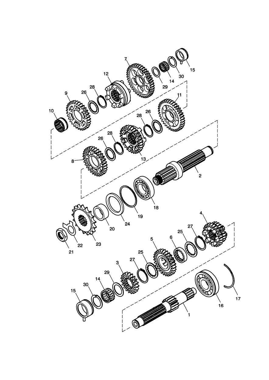 Transmission exploded diagram