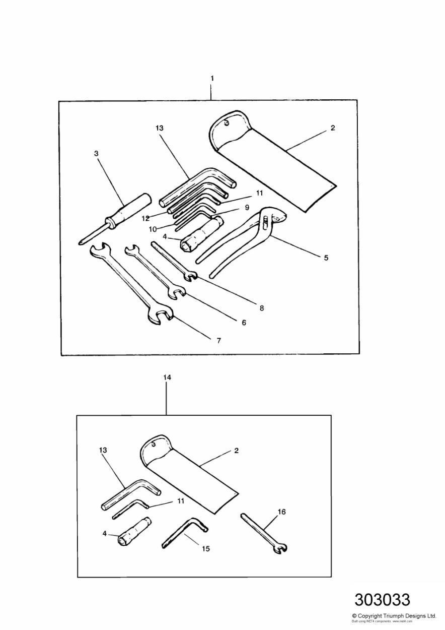 Tool Kit exploded diagram