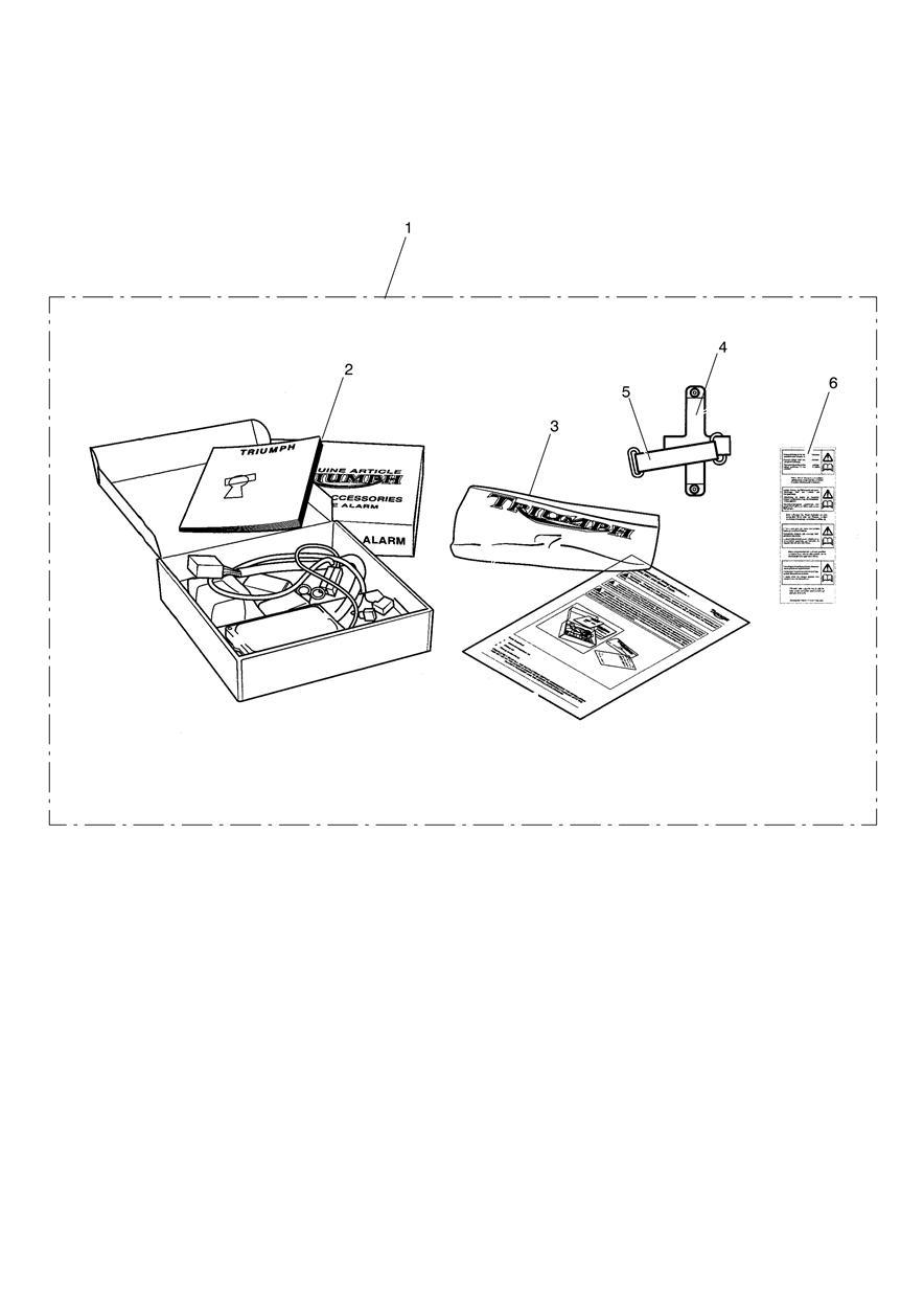 Alarm Kit, S4, SRA Approved exploded diagram