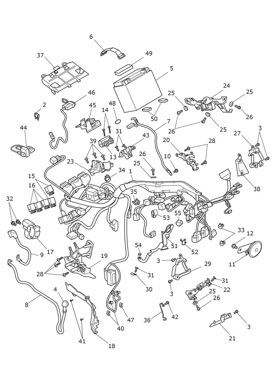 Electrical Equipment exploded diagram