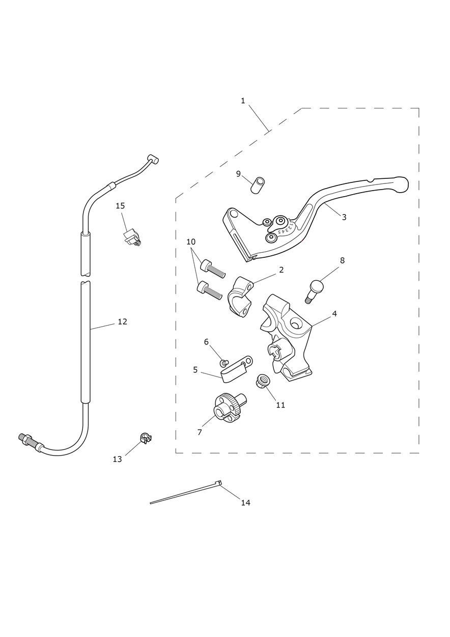 Clutch Controls exploded diagram
